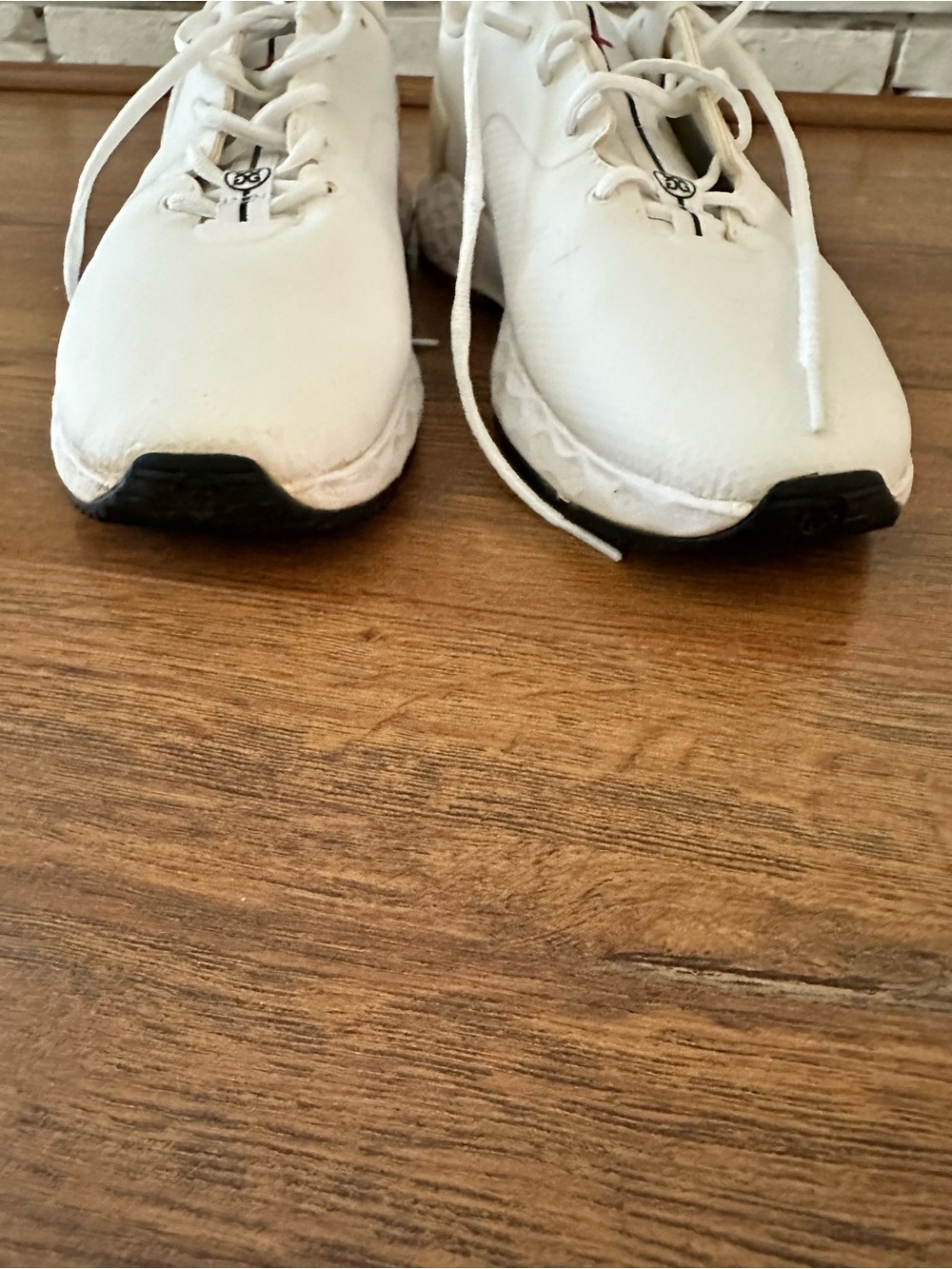 White Golf Shoes with G4 Insole - Picture 6 of 7
